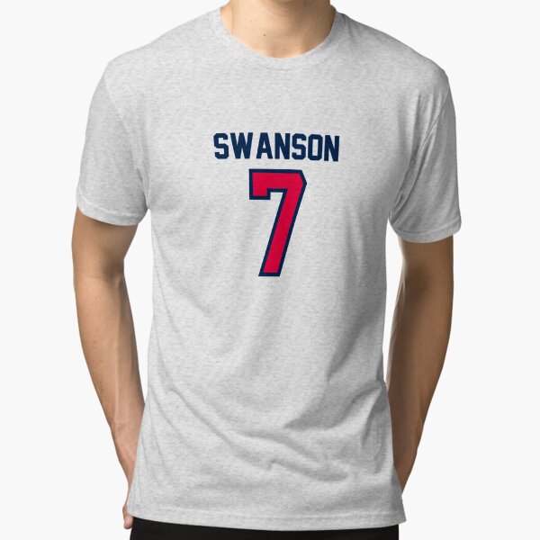 dansby swanson jersey number Sticker for Sale by madisonsummey