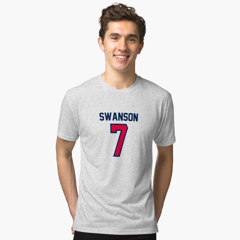 dansby swanson jersey number Poster for Sale by madisonsummey