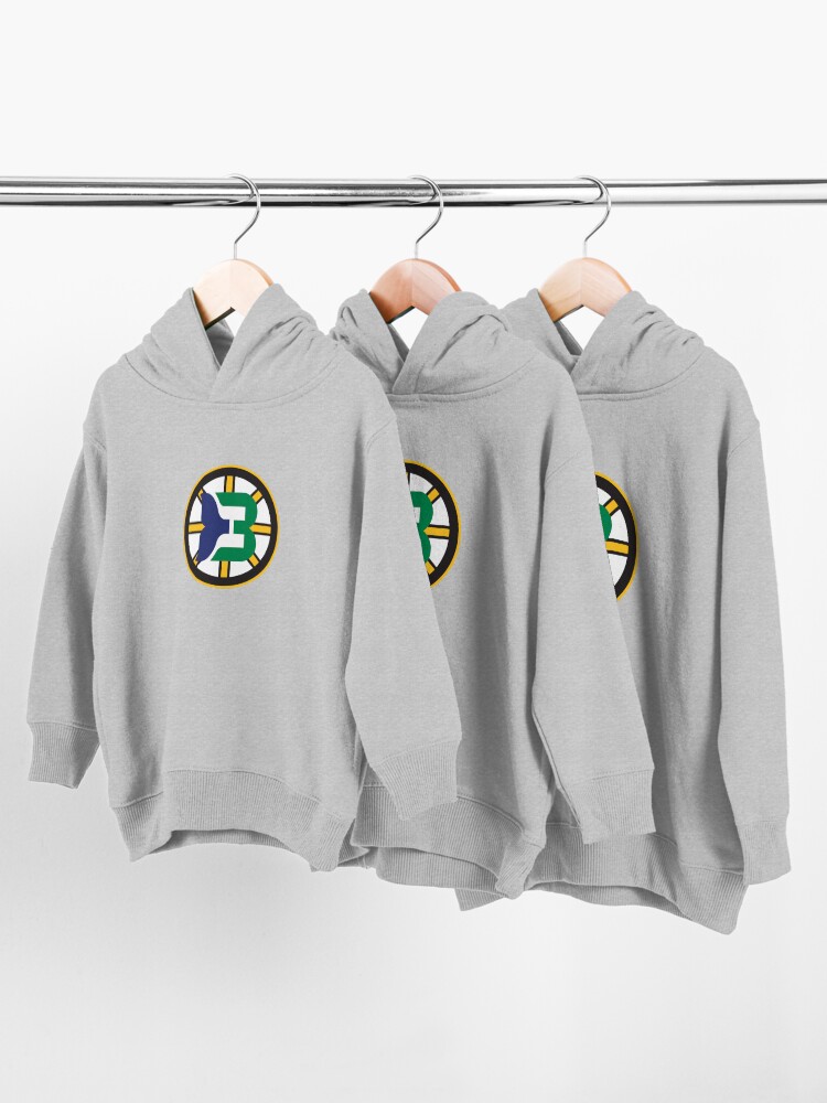Alternate view of Boston Whalers Logo Mashup Toddler Pullover Hoodie