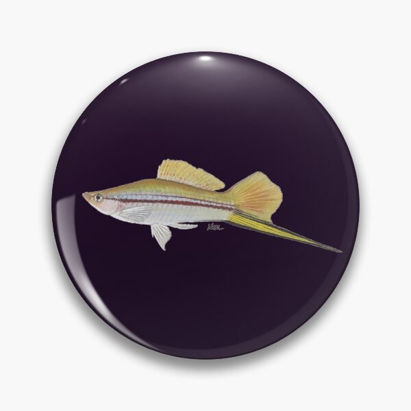 Item preview, Green Swordtail (Xiphophorus helleri) designed and sold by LeakyCanoeArt.