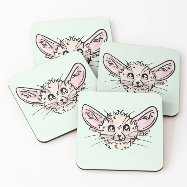 Item preview, Kawaii Bat Eared Fox designed and sold by BioLushGraphics.