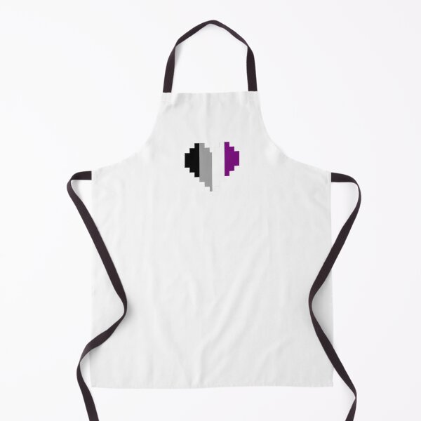 Item preview, Asexual 8-bit heart  designed and sold by TheUndeadDesign.