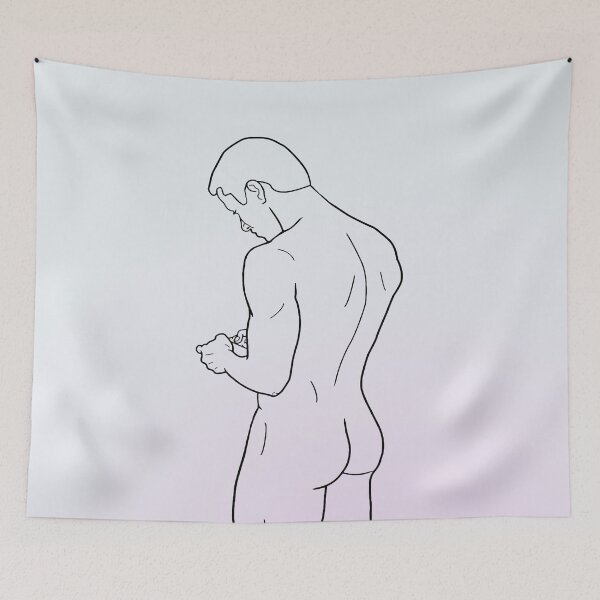 Item preview, Nude in Line Art designed and sold by QuirisQ.