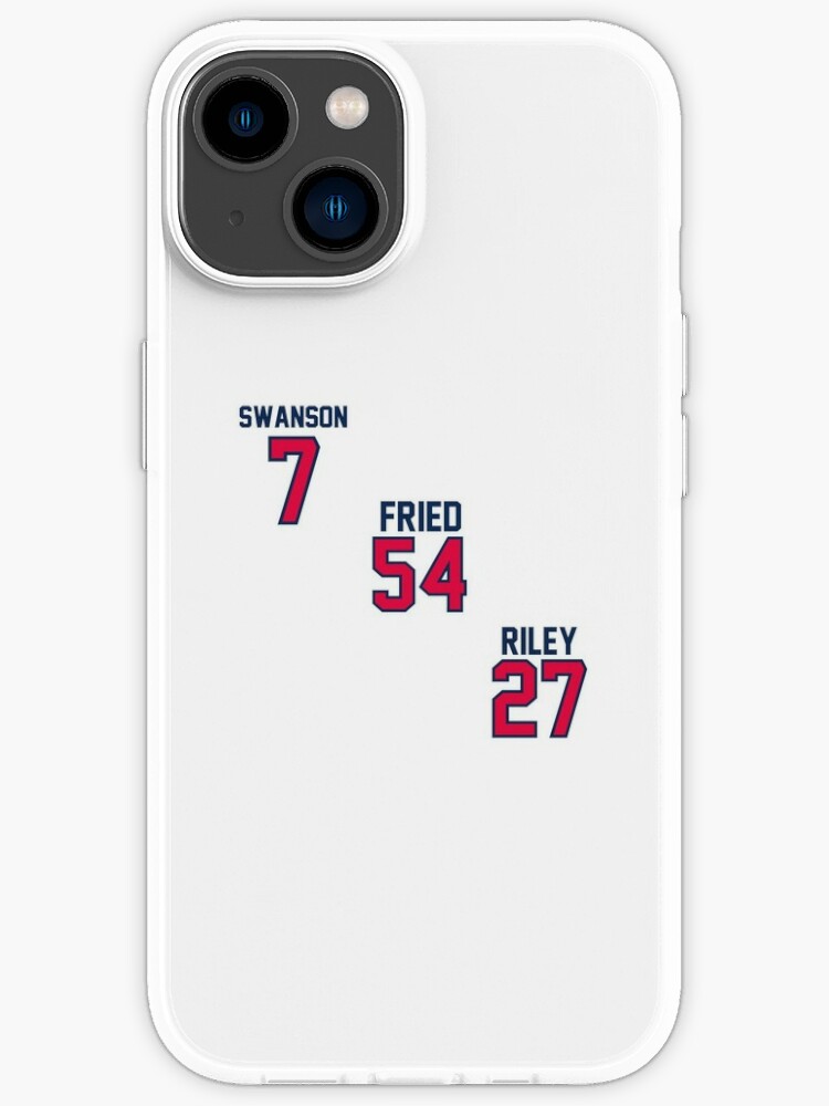 dansby swanson jersey number Sticker for Sale by madisonsummey