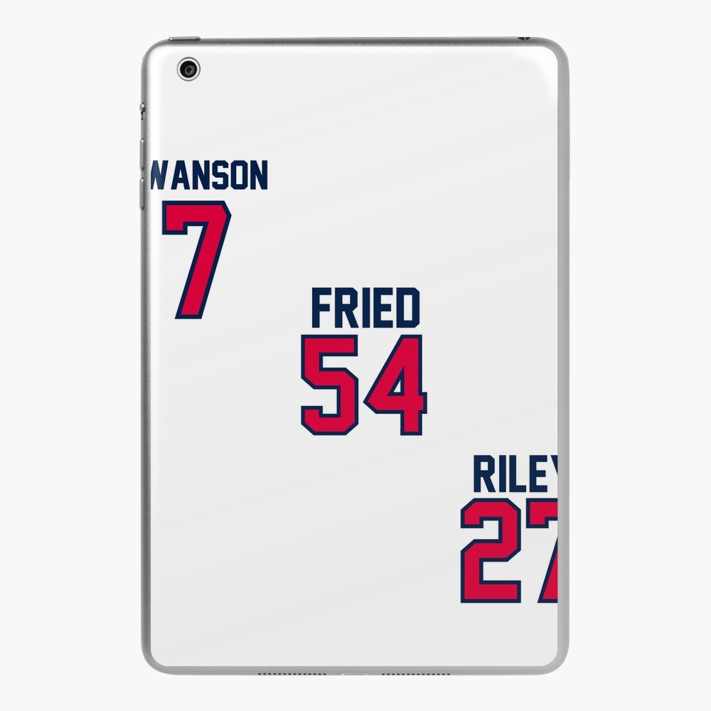dansby swanson jersey number iPad Case & Skin for Sale by madisonsummey