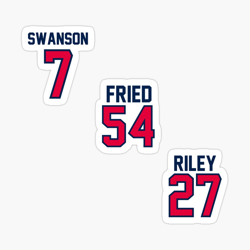 max fried jersey  Sticker for Sale by madisonsummey