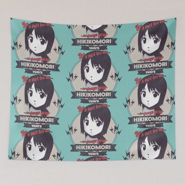 Item preview, NHK It's Not Too Late To Change Your Hikikomori Ways! designed and sold by Daniel J. Carville.