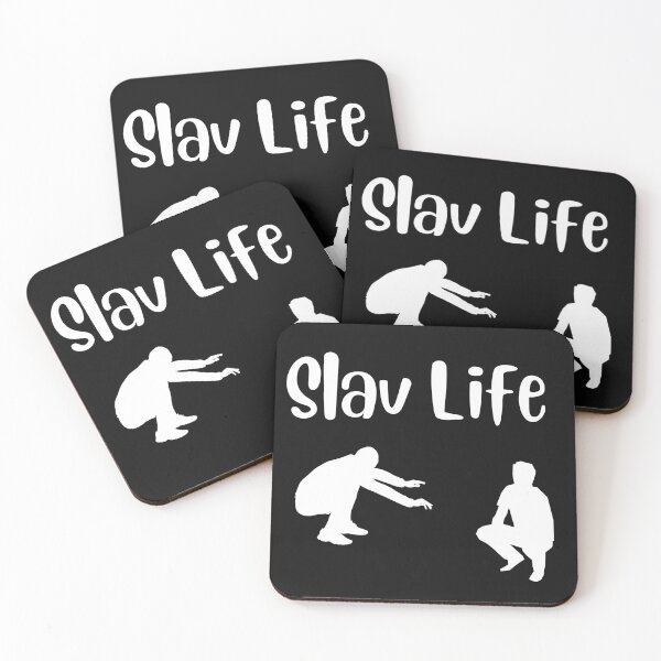 Item preview, Squatting Slav Life designed and sold by 2Cheesy4U.