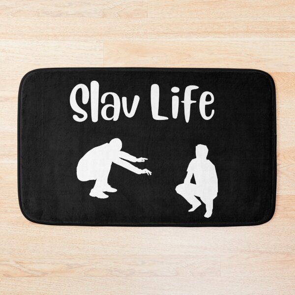 Item preview, Squatting Slav Life designed and sold by 2Cheesy4U.
