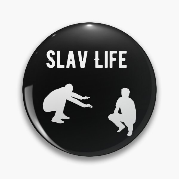 Item preview, Squatting Slav Life designed and sold by 2Cheesy4U.