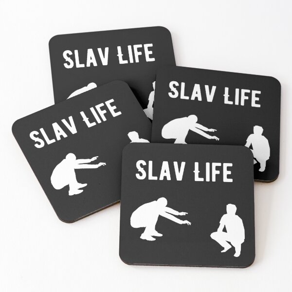 Item preview, Squatting Slav Life designed and sold by 2Cheesy4U.