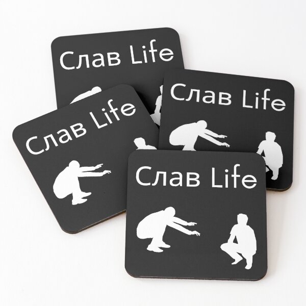 Item preview, Squatting Slav Life designed and sold by 2Cheesy4U.