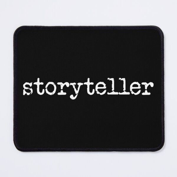 Item preview, storyteller in white designed and sold by TeaRoseWriter.
