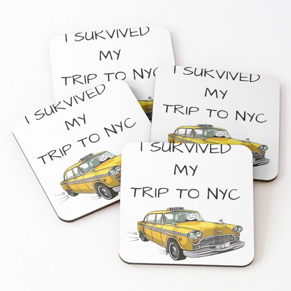 Item preview, I Survived My Trip To NYC - Funny Travel To NYC  designed and sold by Diferenty Shop  ⭐⭐⭐⭐⭐.