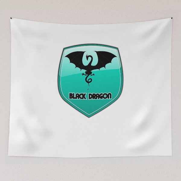 Item preview, Alvesart - Black Dragon - green water designed and sold by Alvesart.