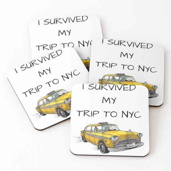 Item preview, I Survived My Trip To NYC - Funny Travel To NYC  designed and sold by Diferenty Shop  ⭐⭐⭐⭐⭐.