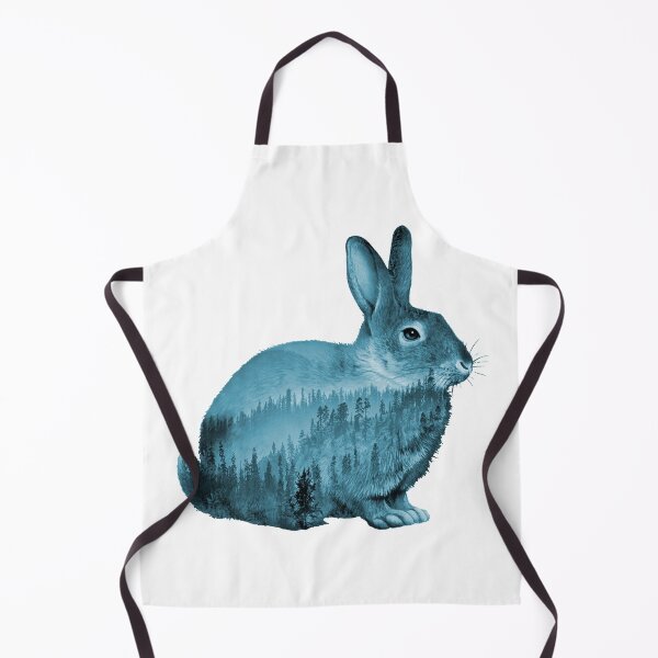 Item preview, Misty Forest Bunny - Blue designed and sold by maryedenoa.