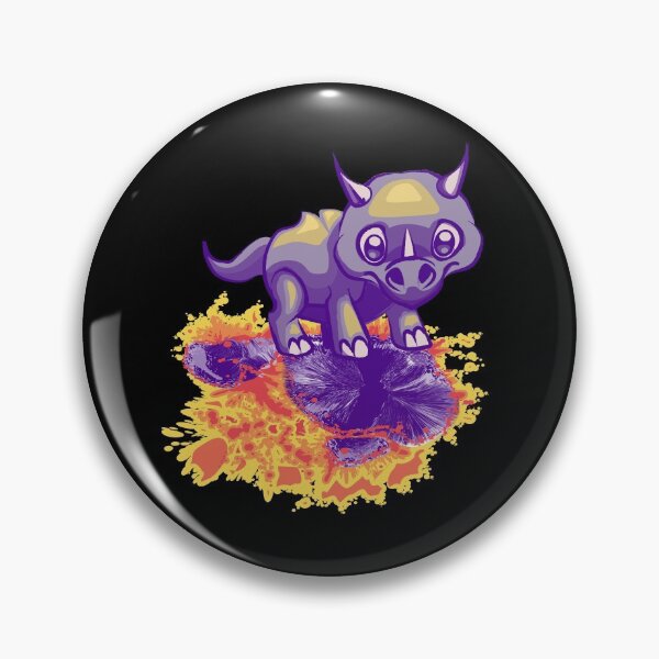 Item preview, piroclast triceratops designed and sold by sambuko.