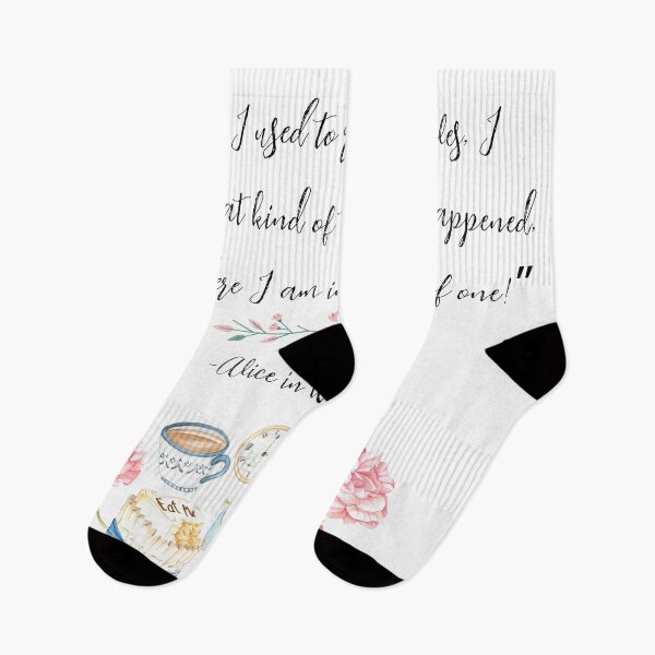 Item preview, Alice in Wonderland Fairytales Quote  designed and sold by Pinkmagenta.