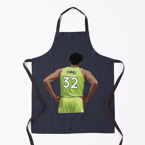 Item preview, Karl-Anthony Towns Vector Back Green Qiangy designed and sold by qiangdade.