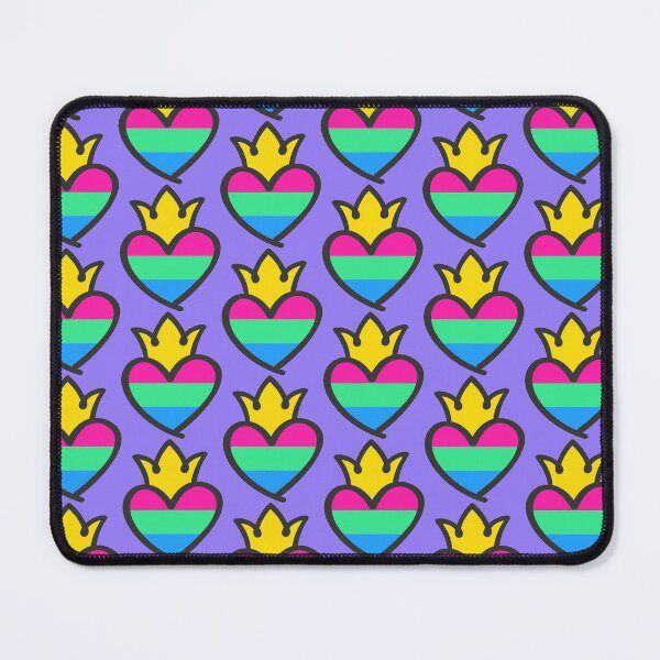 Item preview, Polysexual Pride Heart Crown designed and sold by Lori P.
