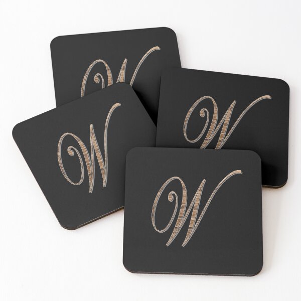 Item preview, Wood Script Monogram Letter - W Small designed and sold by HananDesign13.