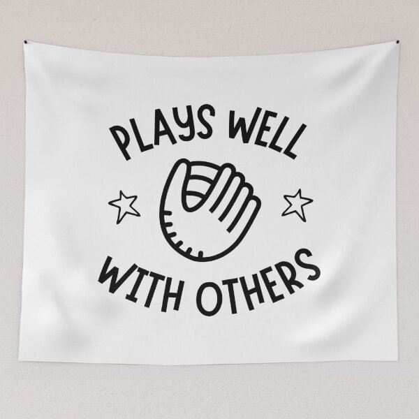 Item preview, Softball: Plays well with others designed and sold by TheGreenGoat.
