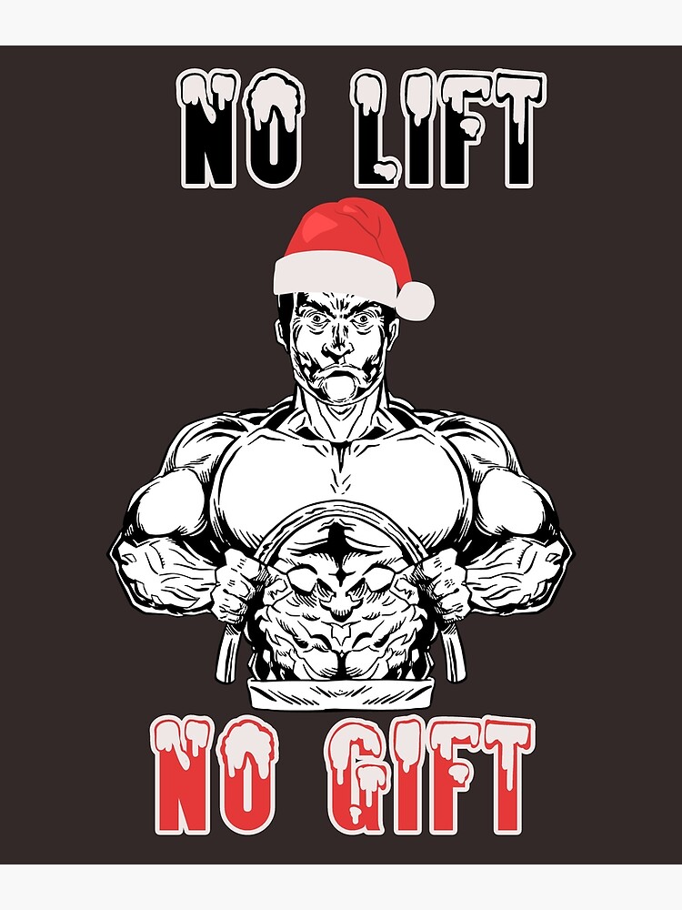  Santa Bodybuilding Santa Claus Bodybuilder No Lift No Gift  Sweatshirt : Clothing, Shoes & Jewelry