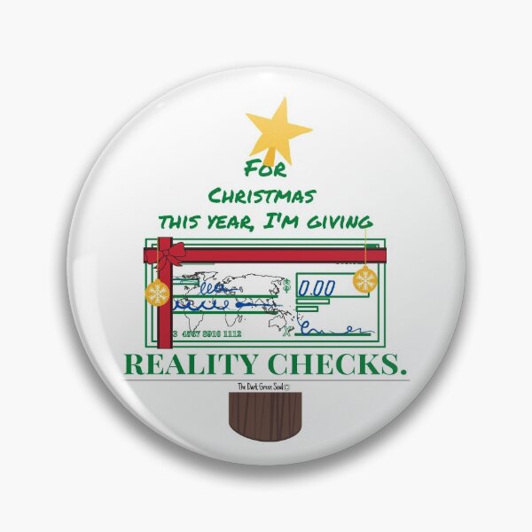 Item preview, Christmas Reality Checks designed and sold by DarkGreenSoul.