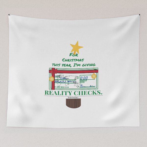 Item preview, Christmas Reality Checks designed and sold by DarkGreenSoul.