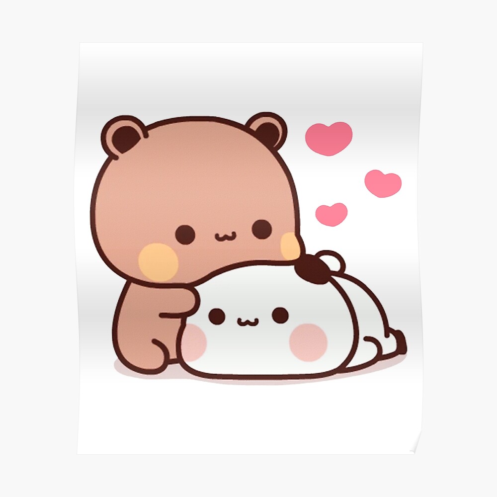 Panda And Brownie Bear Couple Panda And Brownie Bear Couple