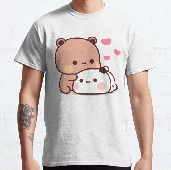 Panda And Brownie Bear Couple Classic T-Shirt