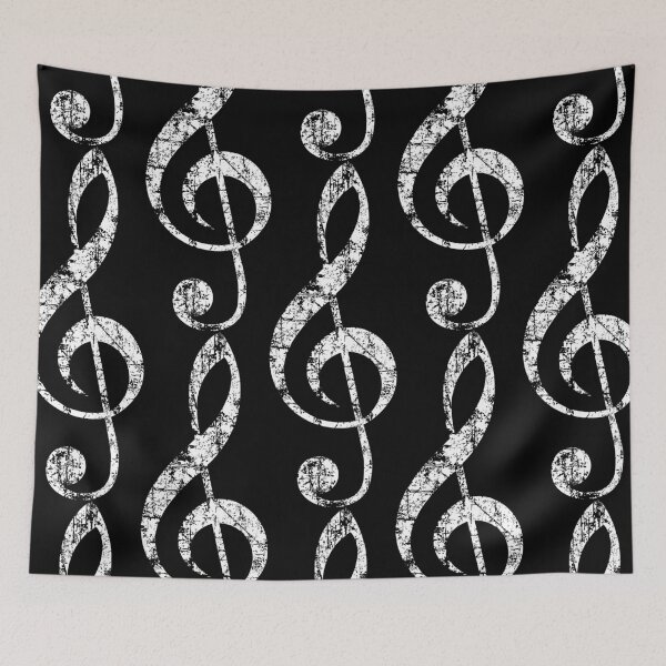 Item preview, G-Clef, Treble Clef Vintage White designed and sold by theshirtshops.