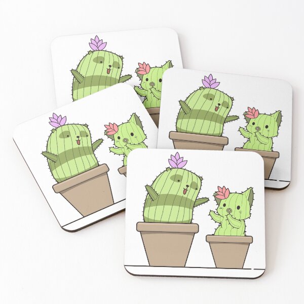 Item preview, Cat Cactus in Flower Pot designed and sold by Amirebdesign.