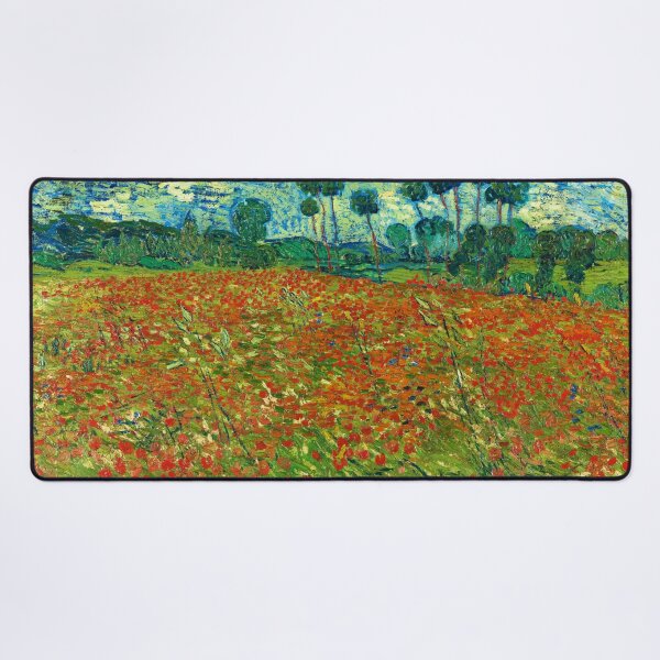 Vista previa del artículo con la obra «Vincent Van Gogh "Campo de amapolas", 1890», diseñado y vendido por Alexandra Dahl.
