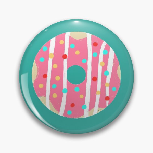Artikelvorschau, Pink Sprinkle Donut entworfen und verkauft von latheandquill.