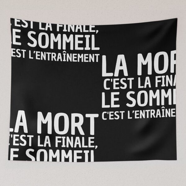 Item preview, death is the final - orelsan designed and sold by JaMatt1983.
