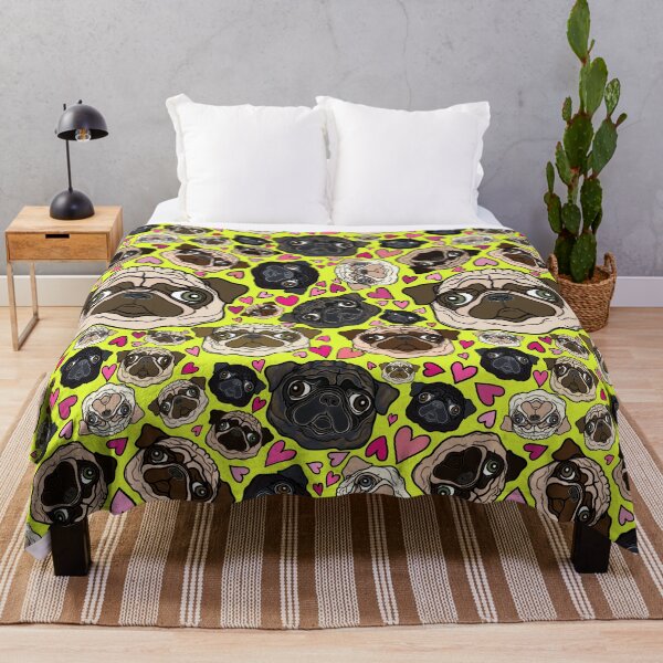 Item preview, Pugs All Over The Place! designed and sold by FivePugs.