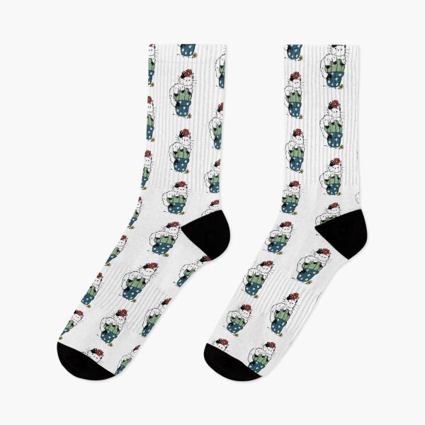 Item preview, Cat Cactus in Flower Pot designed and sold by Amirebdesign.