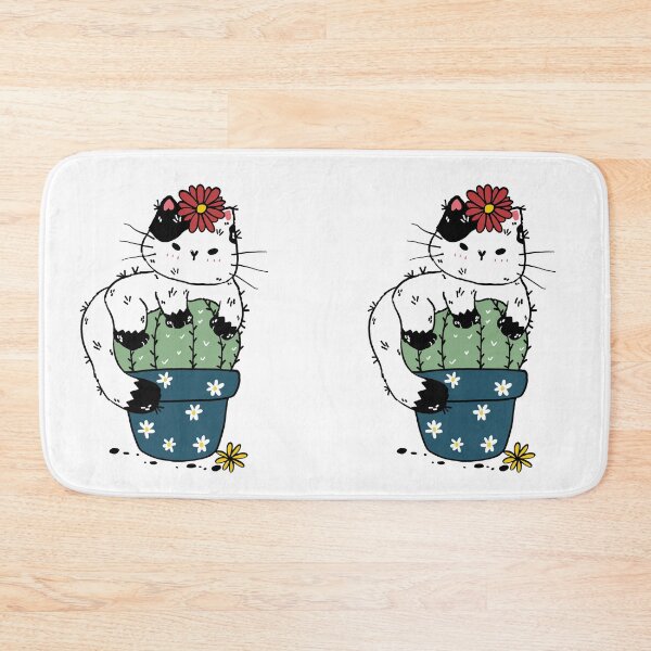 Item preview, Cat Cactus in Flower Pot designed and sold by Amirebdesign.