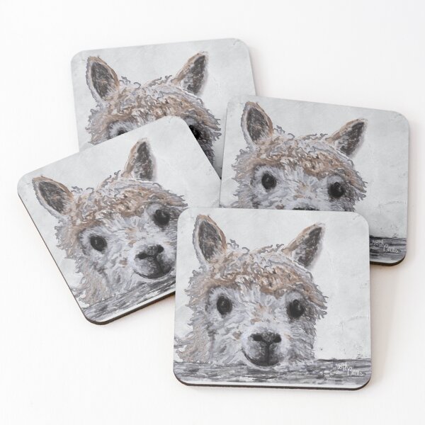 Aperçu de l'œuvre Mignon doux Alpaga | animal décor créée et vendue par NathBros.
