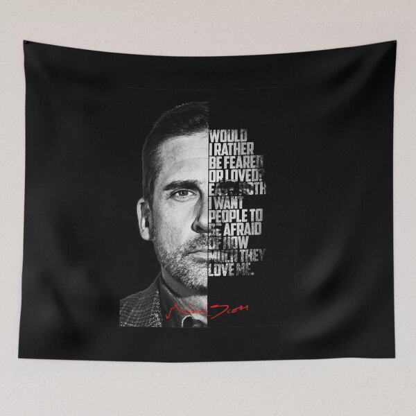Item preview, Black and white Michael Scott The Office Quote designed and sold by Enea Kelo.
