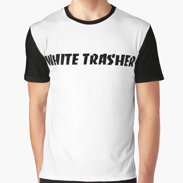 White Trasher parody T-shirt Graphic T-Shirt