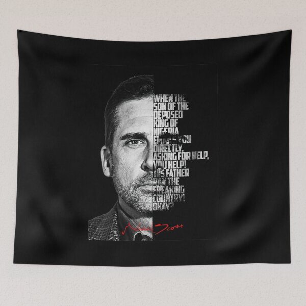Item preview, Black and white Michael Scott The Office Quote designed and sold by Enea Kelo.