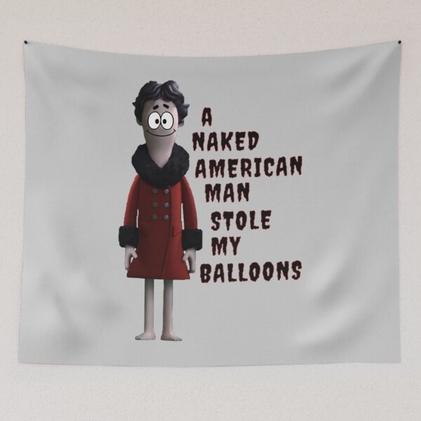 Item preview, A naked American Man Stole My Balloon  designed and sold by madelenema4u.