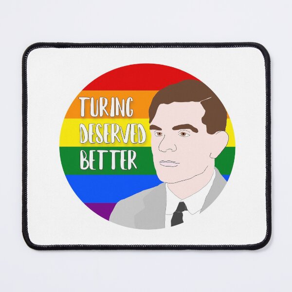 Item preview, Alan Turing designed and sold by RevolutionInPaint.