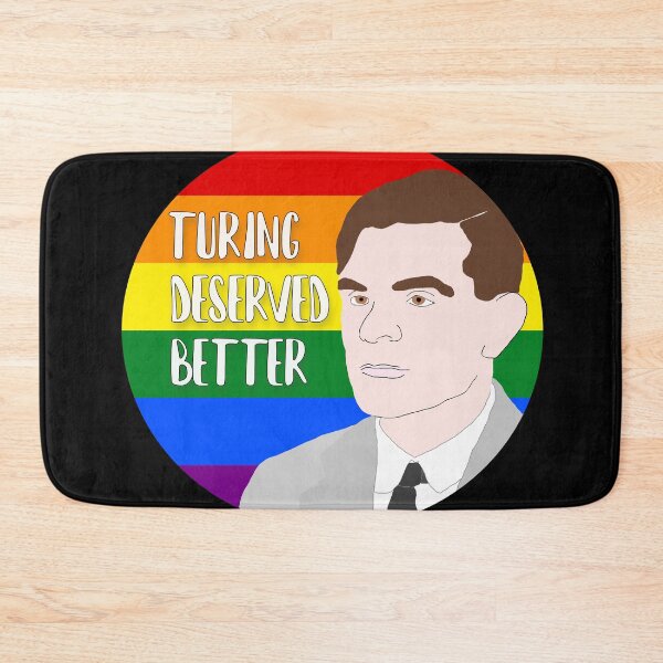 Item preview, Alan Turing designed and sold by RevolutionInPaint.