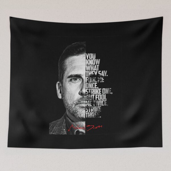 Item preview, Black and white Michael Scott The Office Quote designed and sold by Enea Kelo.
