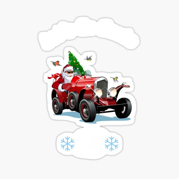 Not This Christmas Let's Go Brandon Santa Claus Car Decal - Tagotee