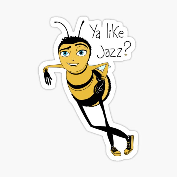 Item preview, Bee Funny ya like jazz quote designed and sold by madelenema4u.